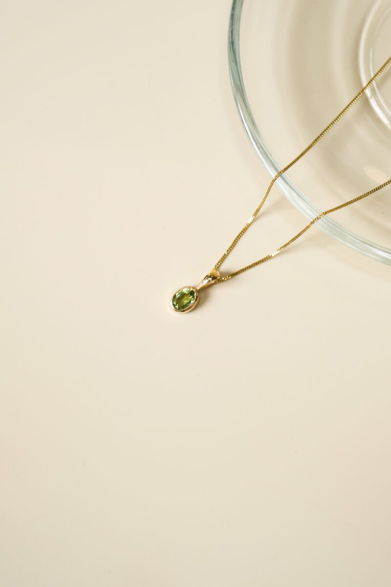 Peridot Necklace ( Gold 10k )