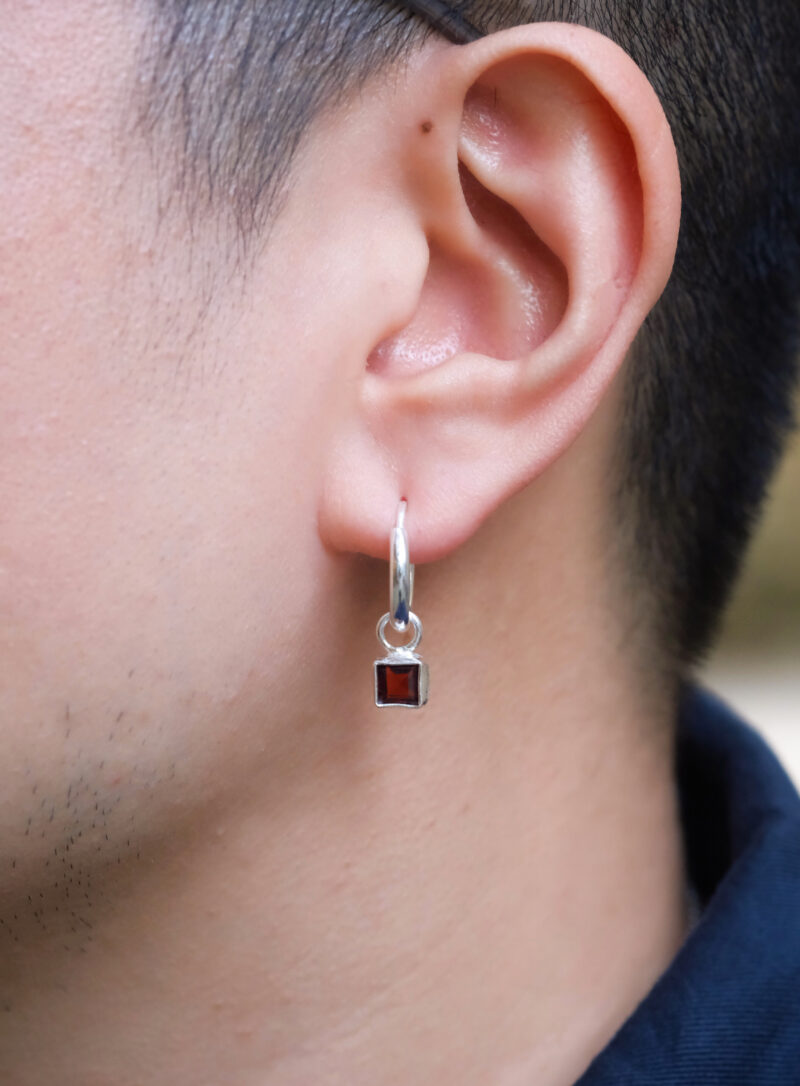 Garnet Earring