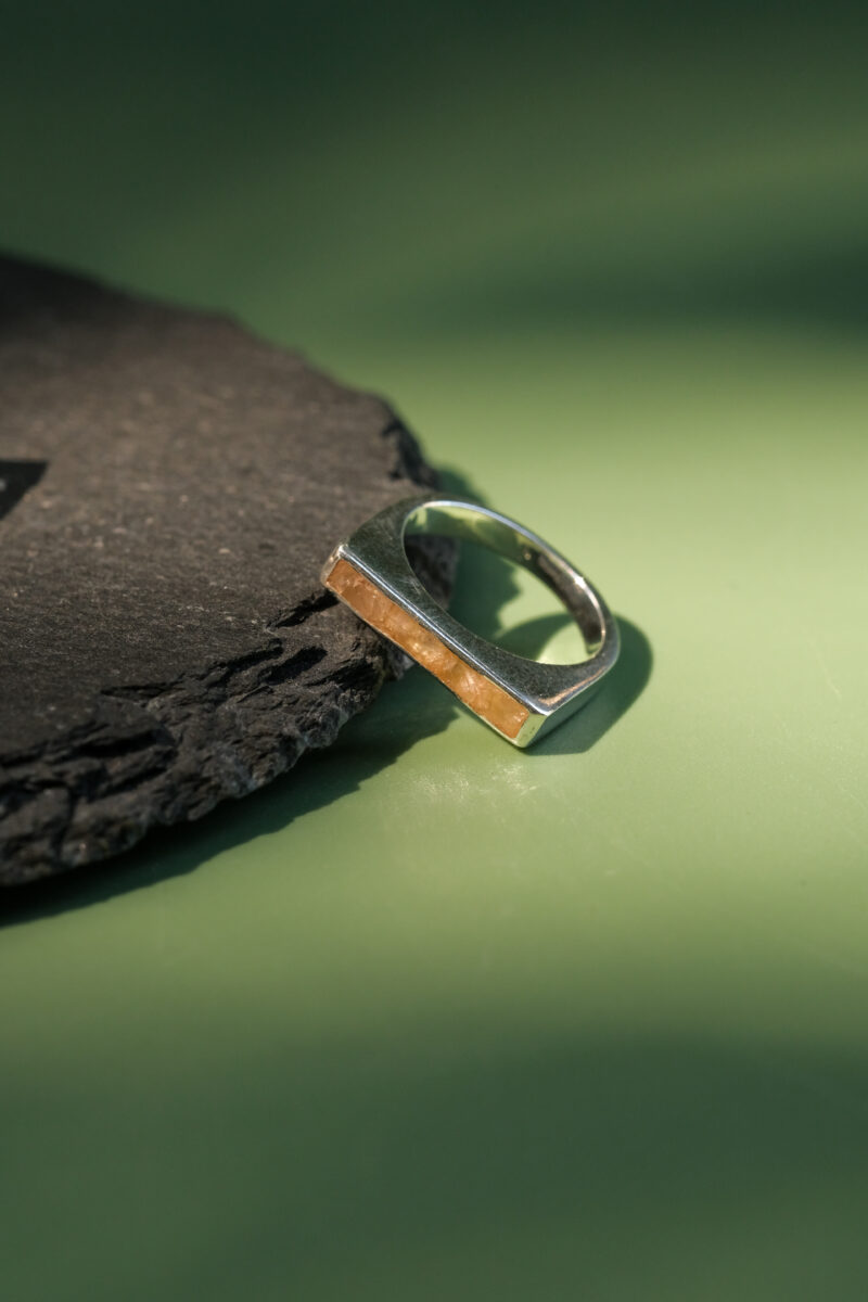 Raw Citrine Ring