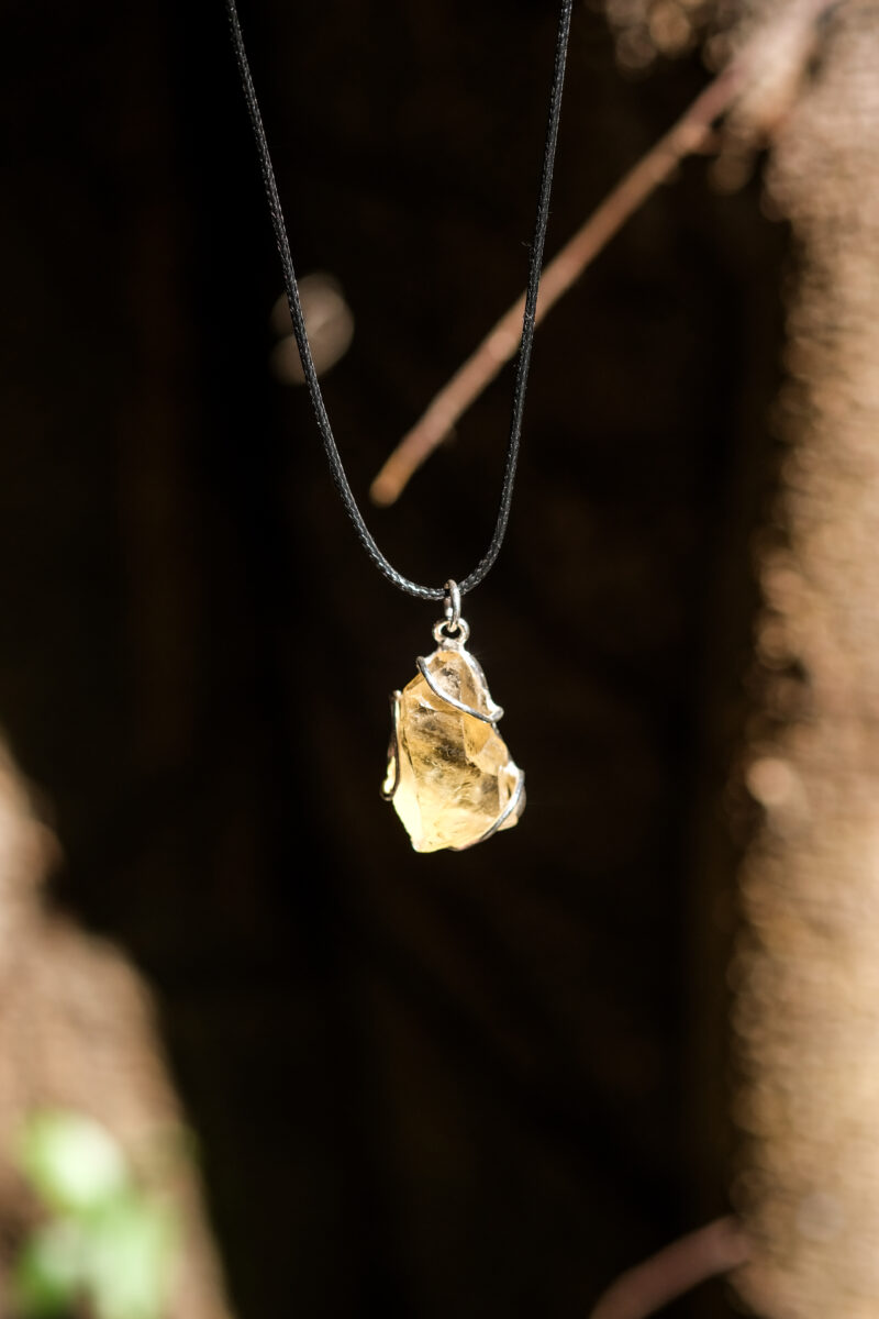 Raw Citrine Necklace
